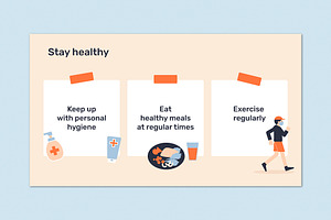 Stay Healthy Presentation Template