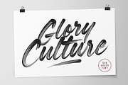 Glory Culture SVG Font + Extras, a Script Font by Sam Parrett (Thumbnail 1 of 10)