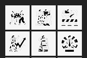 Monochrome Illustration Bundle, a Person Illustration by Vectors Market (Thumbnail 8 of 18)