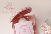Pink Lace Christmas, an Object Graphic by Lana Elanor (Thumbnail 4 of 12)