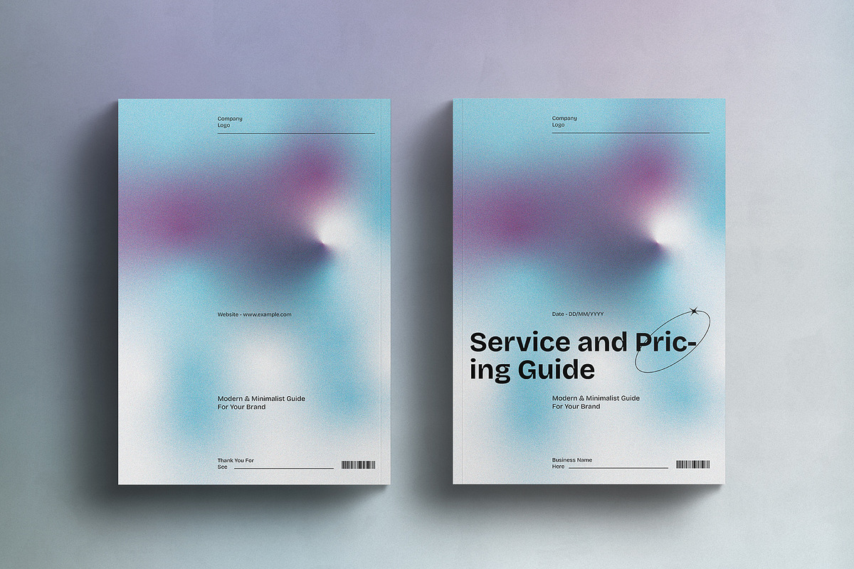 Service and Pricing Guide Template, a Magazine Template by E-Type (Photo 7 of 7)