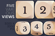 Dice - 3D Lettering, a Graphic by MIIM (Thumbnail 5 of 9)