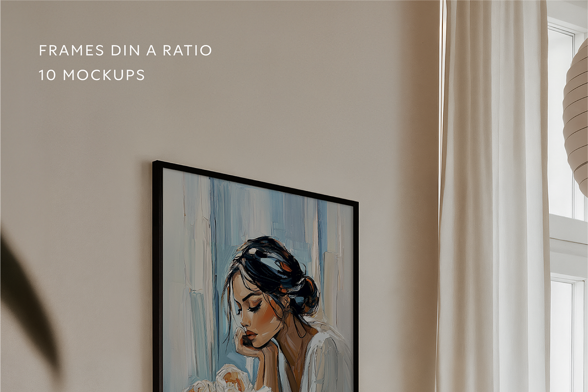 EVA Din A | Frame Mockup Collection, a Household Mockup by Acierto Studio (Photo 2 of 10)