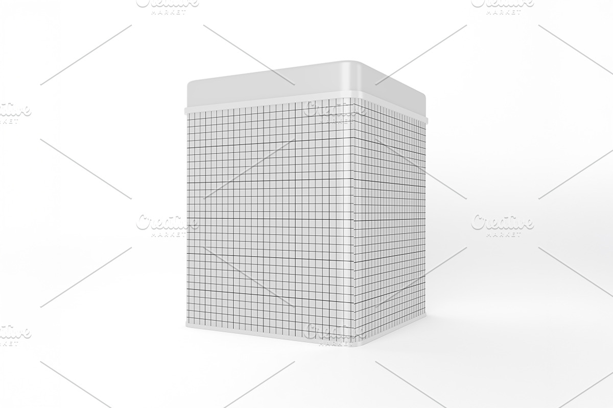Metal Tin Box Mockup, a Packaging Mockup by Qaleb Studio (Photo 2 of 3)