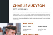Minimalist Personal Resume Template, a Resume Template by Jiwstudio (Thumbnail 3 of 4)