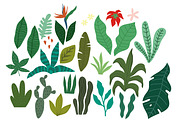 Tropical Leaves, pattern, prints, a Decorative Illustration by Barkova Nadya (Thumbnail 2 of 7)