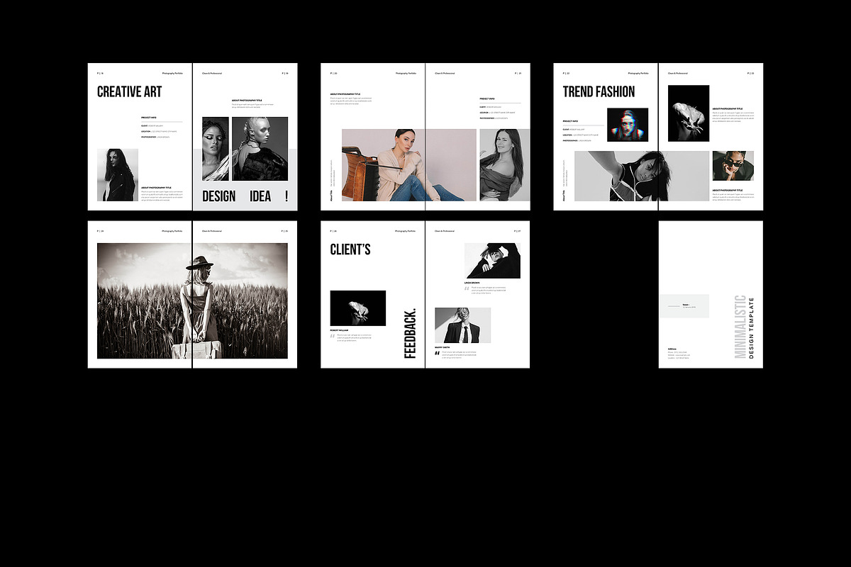 Photography Portfolio Canva Template, a Brochure Template by NorthPeak (Photo 14 of 14)