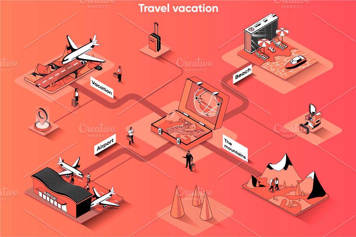 Isometric 3D Vector Illustrations, a Templates & Theme by alexdndz (Photo 30 of 32)