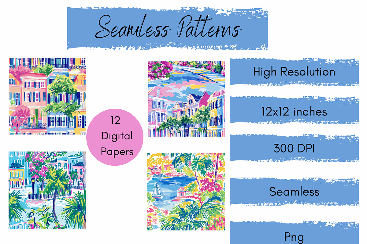 Preppy Charleston Bundle, a Pattern Graphic by Paper & Pattern Studio (Photo 2 of 10)