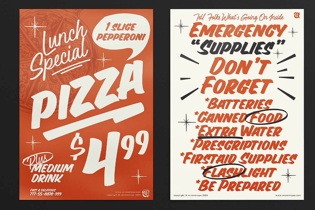 UT Pricemart Font Duo, a Handwritten Font by Universitype (Photo 8 of 14)