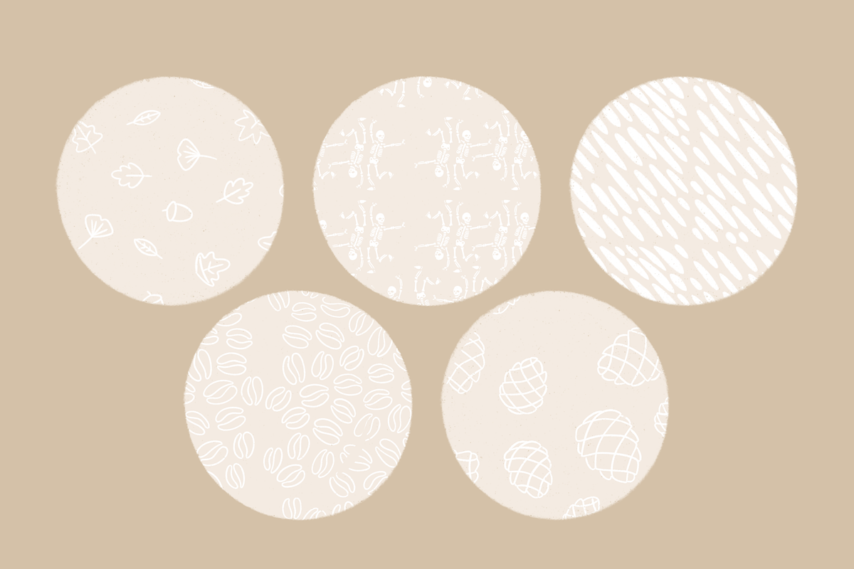 Fall Pattern Brush Pack Procreate, a Brush Add-On by cathconofolio (Photo 5 of 5)
