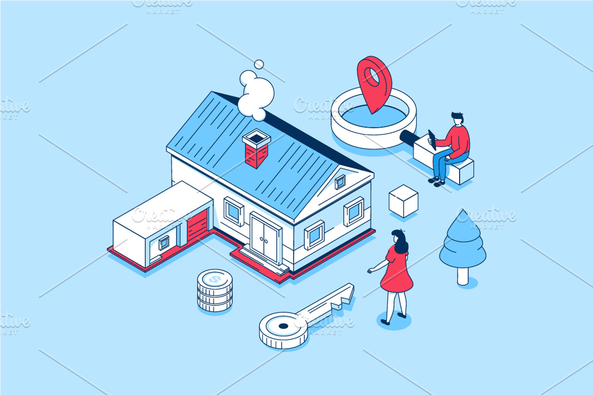 Isometric Concepts Illustrations, a Finance Illustration by alexdndz (Photo 17 of 26)