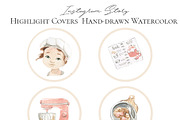 Hand painted watercolor icons, an Icon by Love Watercolor Store (Thumbnail 2 of 6)