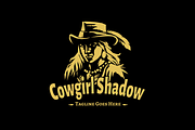 Cowgirl Shadow Logo, a Branding & Logo Template by Kongstones_std (Thumbnail 3 of 3)
