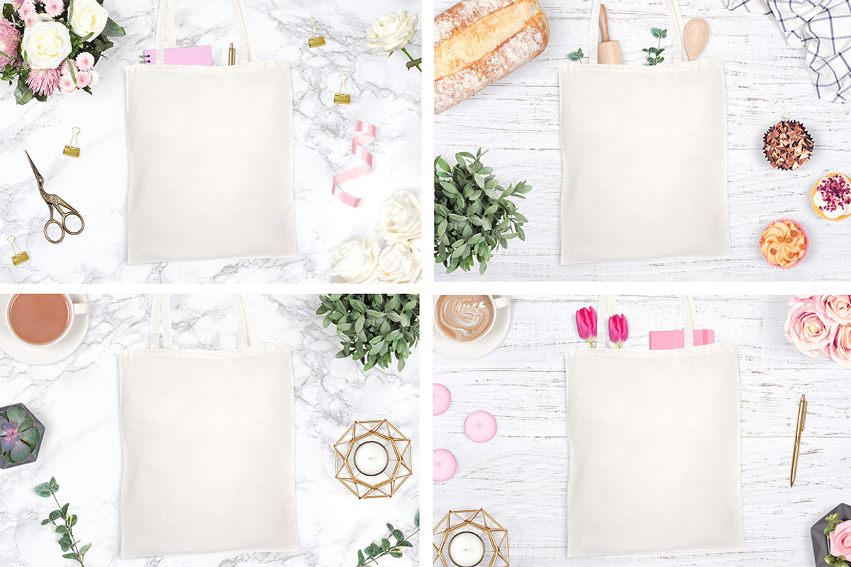 Tote Bag Mockup Bundle, a Product Mockup by Pixomize (Photo 2 of 6)