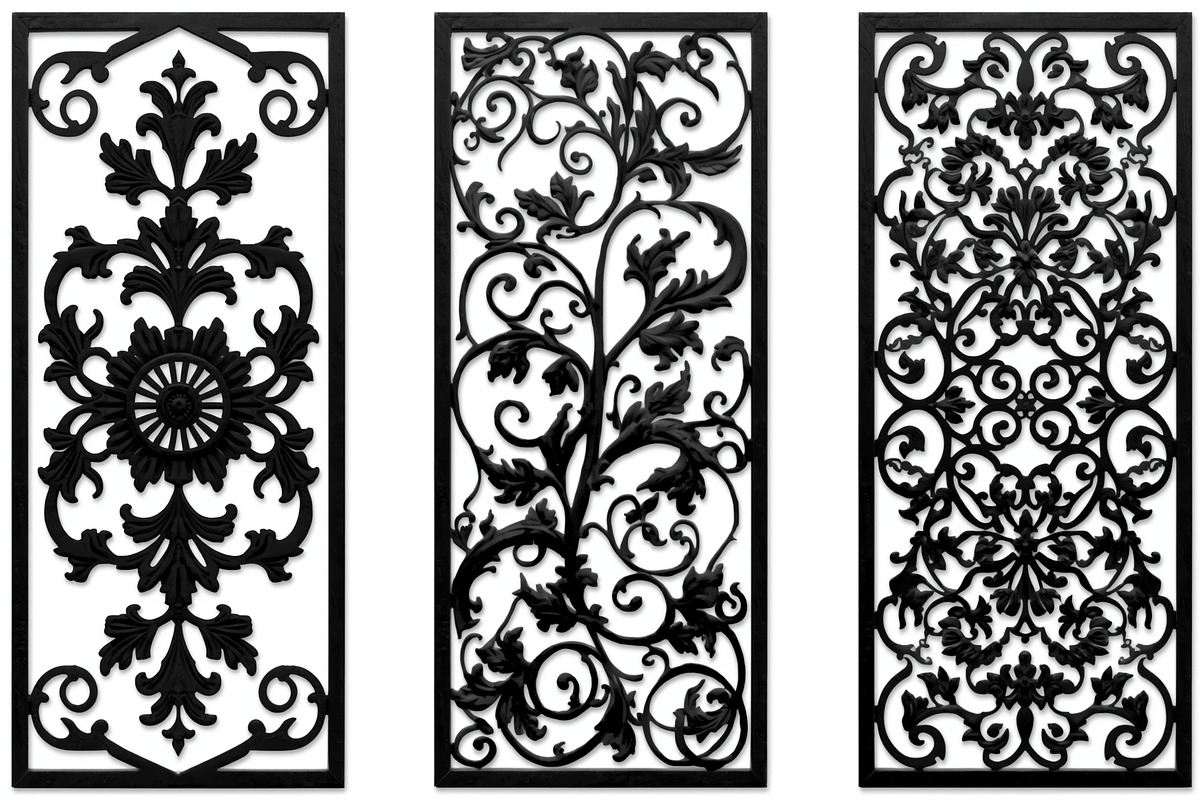 Floral Ornament Silhouette Panels, an Illustration by Designer_Momina (Photo 17 of 20)
