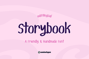 Storybook Handwritten Display Font