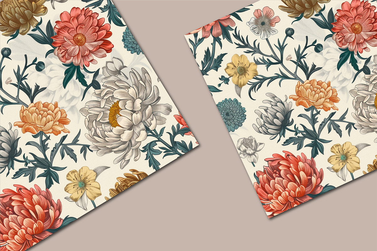 Toile Seamless Pattern, a Pattern Graphic by Artful Prints