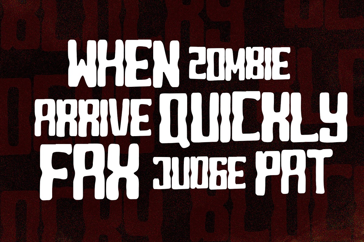 Blocky - Display Font preview 4
