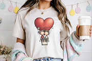 Whimsical Valentine Couple Clipart, an Illustration by OK Design (Thumbnail 6 of 6)