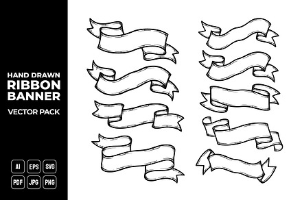 Ribbon Banners Vector Pack #27