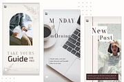 50 Canva templates (stories & feed), a Social Media Template by KaluginaWEB (Thumbnail 13 of 13)