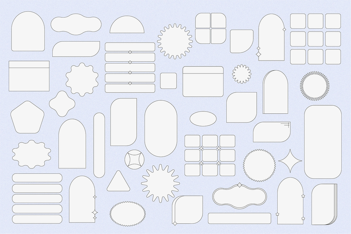Abstract shapes and elements, an Object Graphic by LiiaLonn Studio (Photo 4 of 6)