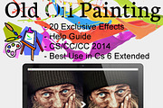Old Oil Painting, an Action Add-On by saqeef (Thumbnail 1 of 5)