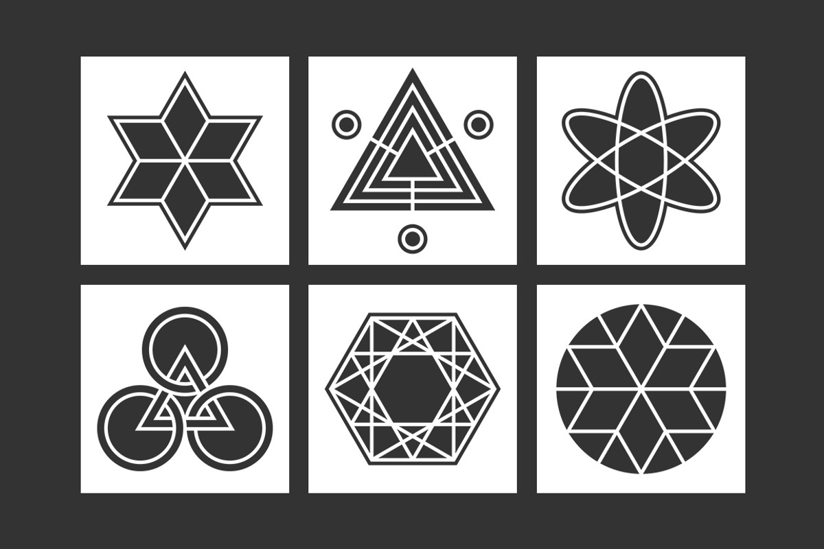 Geometric Photo Masks, a Social Media Template by QueenDesigns (Photo 3 of 5)