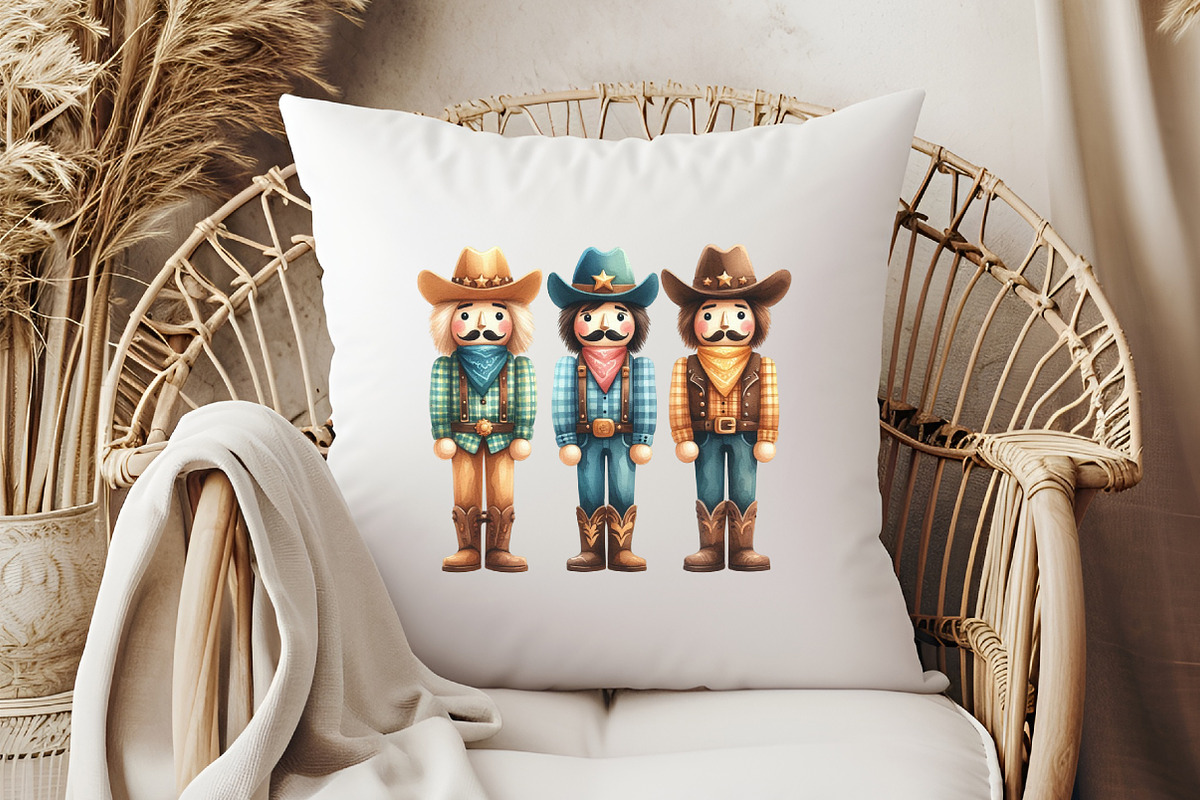 Cowboy Nutcrackers, Christmas PNG, an Illustration by Libby Wishes (Photo 4 of 6)