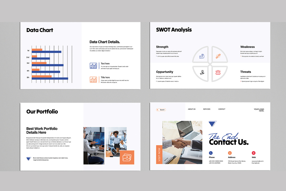 Marketing Plan Presentation Template, a Presentation Template by MightyDesign (Photo 5 of 8)
