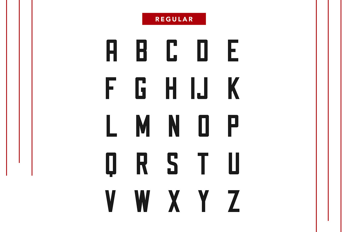 Jersey Typeface preview 2