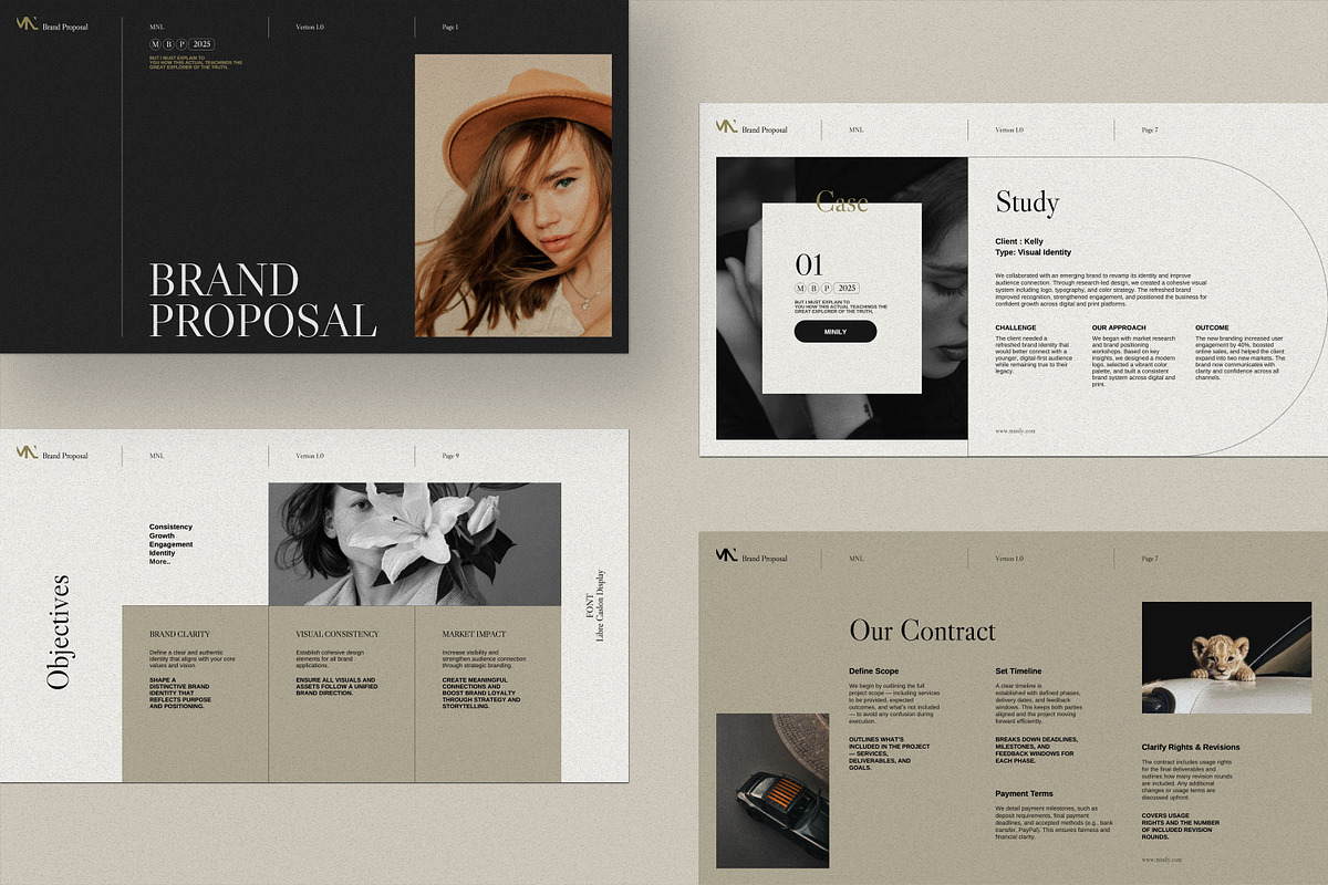 MINILY | Brand Proposal, a Branding & Logo Template by Minily (Photo 4 of 10)