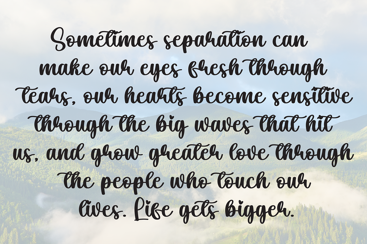 Simple Ornament | Script Font, a Handwritten Font by Scratchones (Photo 6 of 8)