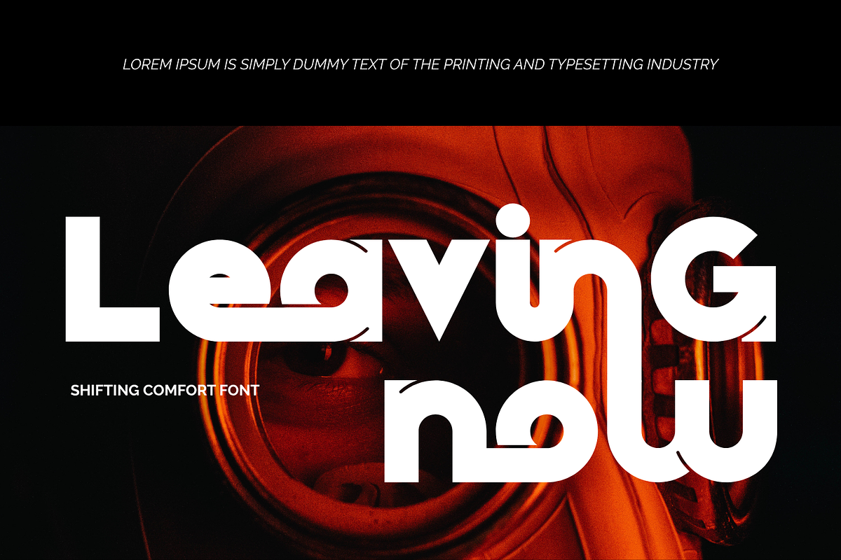 Shifting Comfort - Geometric Font, a Sans Serif Font by 177Studio (Photo 2 of 8)