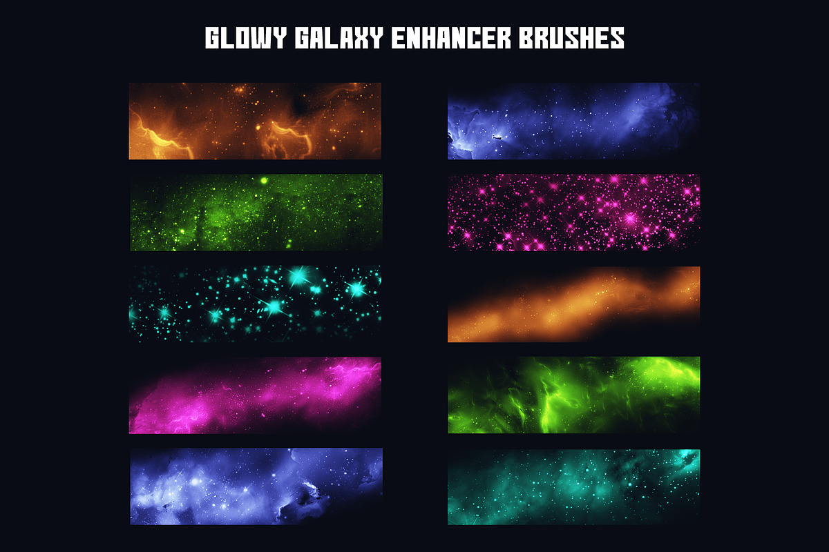 Galaxy Creator brushes for Procreate, a Brush Add-On by seamless team (Photo 6 of 7)
