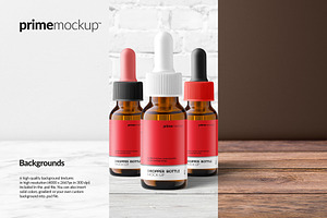 Dropper Bottle & Box Mockup