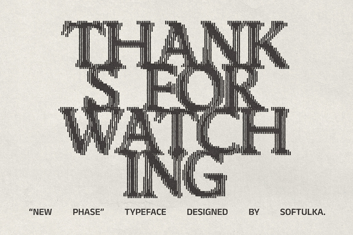 New Phase Typeface, a Serif Font by softulka (Photo 5 of 7)