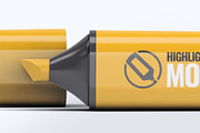 Highlighter Marker Pen Mock-Up, a Pens & Pencil Mockup by DesignRushMarket (Thumbnail 7 of 8)