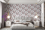 Christmas Mask Icon Seamless Pattern, a Graphic by Artiverge (Thumbnail 2 of 7)