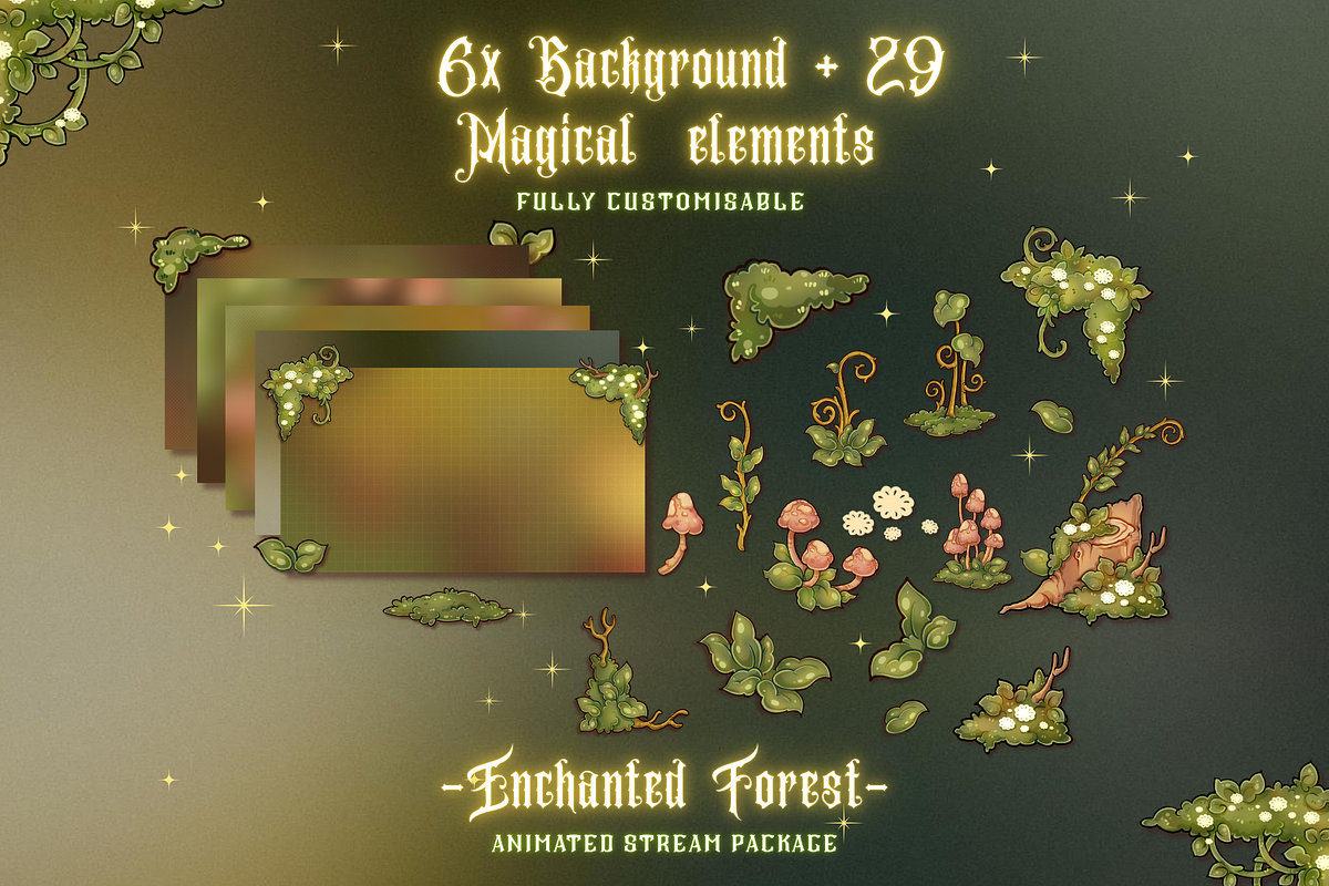 Enchanted Forest Stream Package, a Design Template by TheDoodleSweets (Photo 8 of 8)