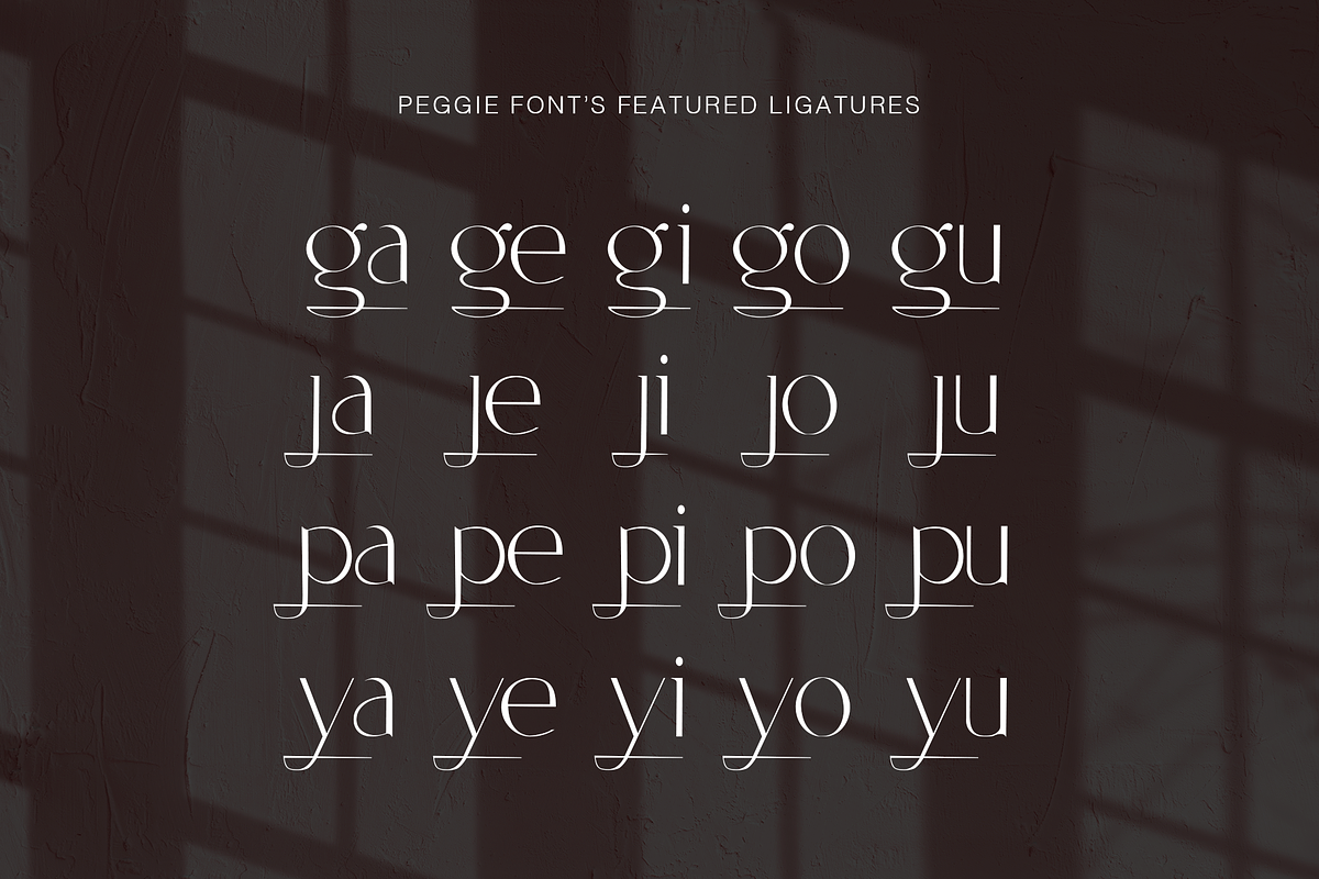 Peggie - Light Modern Sans Display, a Sans Serif Font by Cloverons (Photo 10 of 14)