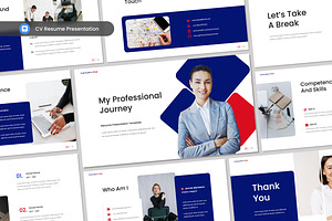 CV Resume Presentation Keynote, a Presentation Template by Antstheme