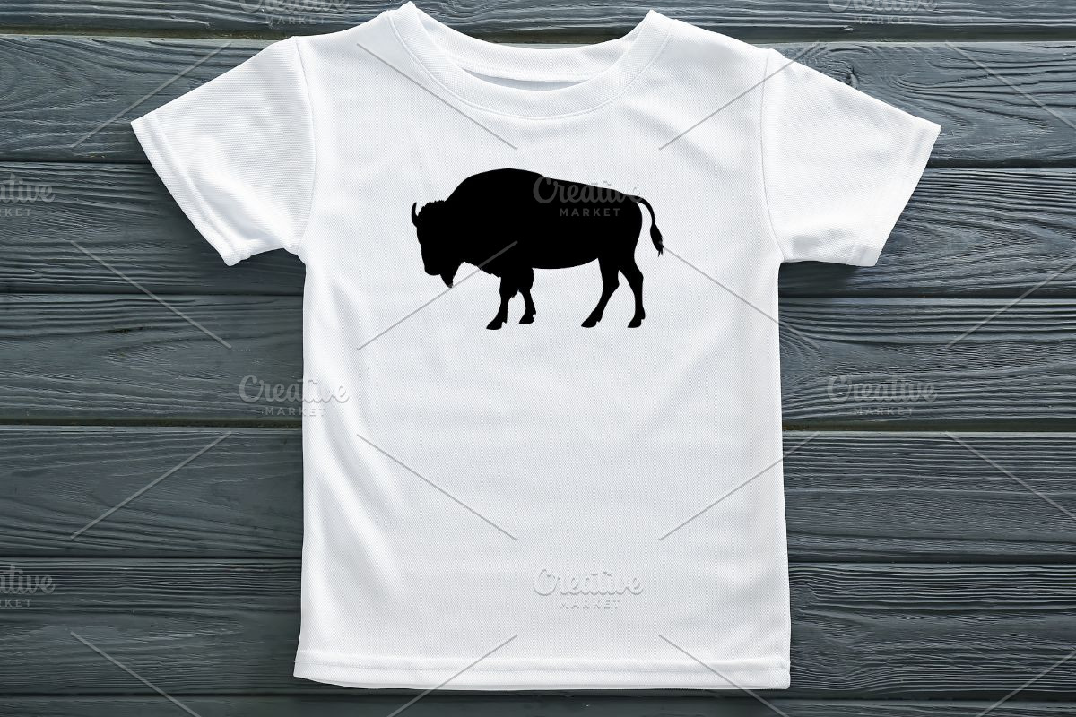Bison Silhouette SVG, an Animal Illustration by newminddesign (Photo 7 of 10)