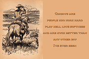 Western Mania Regular and Outline, a Sans Serif Font by Alexander Tiunov (Thumbnail 2 of 6)