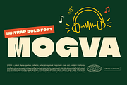 Food Branding Font - Mogva, a Sans Serif Font by Font Liner (Thumbnail 1 of 11)