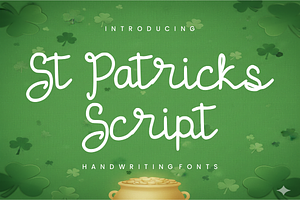St Patricks - Handwriting, a Handwritten Font by KiddoGlyphs Studio