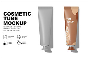Cosmetic Tube Mockup, a Product Mockup by mockupbuys