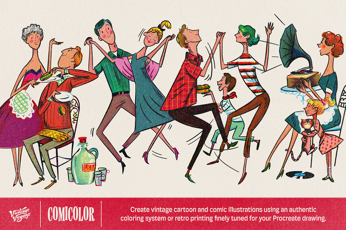 VVDS ComiColor • A Brush Kit, a Brush Add-On by Vintage Voyage Supply (Photo 2 of 14)