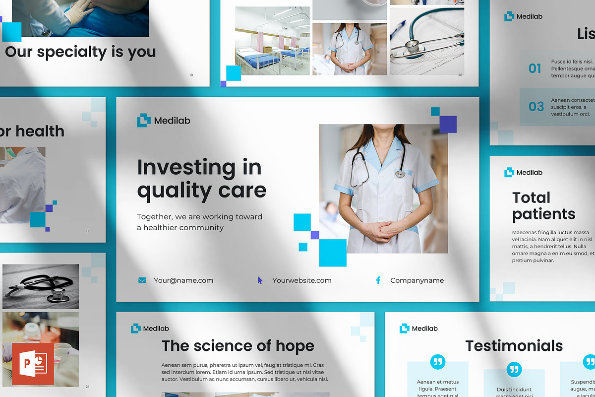 Presentation Medical, a Presentation Template by TemplatesNow! (Photo 1 of 14)